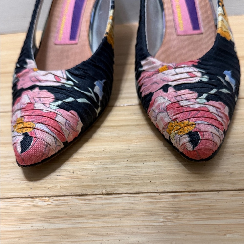 Vintage Susan Bennis/Warren Edwards Heels Size 9 1/2 - Picture 7 of 12